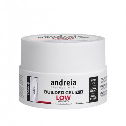 Gel Construção 3 em 1 Baixa Densidade Soft White Andreia 22g