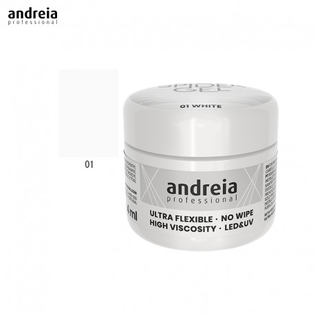 Andreia Spider Gel 01 Branco 4ml