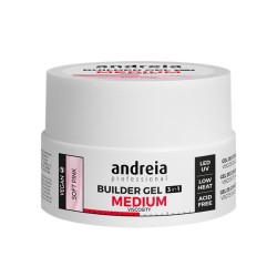 Gel de Construção 3 em 1 Rosa Transparente - Builder Gel Andreia 22gr.