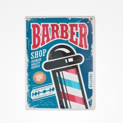 Placa de Metal Vintage Barber Shop Nº05