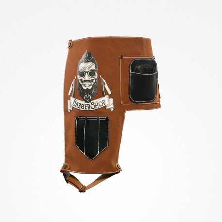 Bolsa de Cintura Ferramentas Barbeiro Hipster Skull