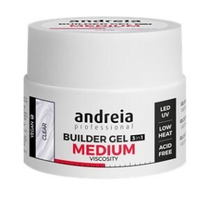 Gel de Construção 3 em 1 Transparente - Builder Gel Andreia 44gr.