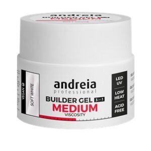 Gel de Construção 3 em 1 Branco Leitoso - Builder Gel Andreia 44g