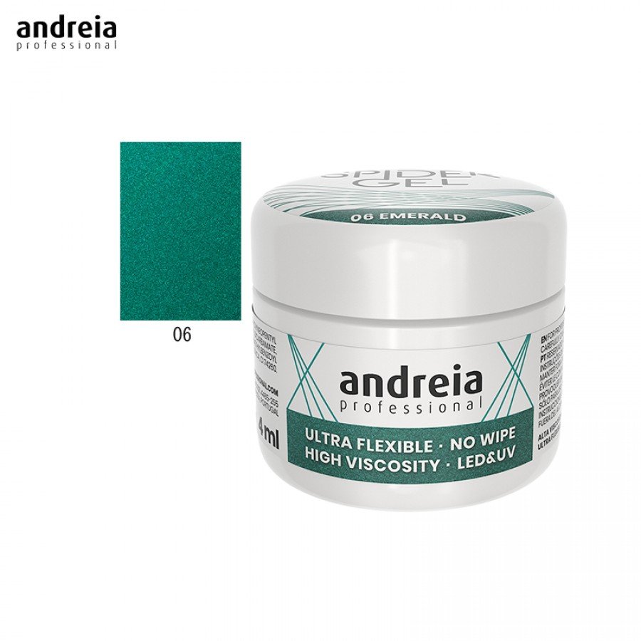 Andreia Spider Gel 06 Verde 4ml