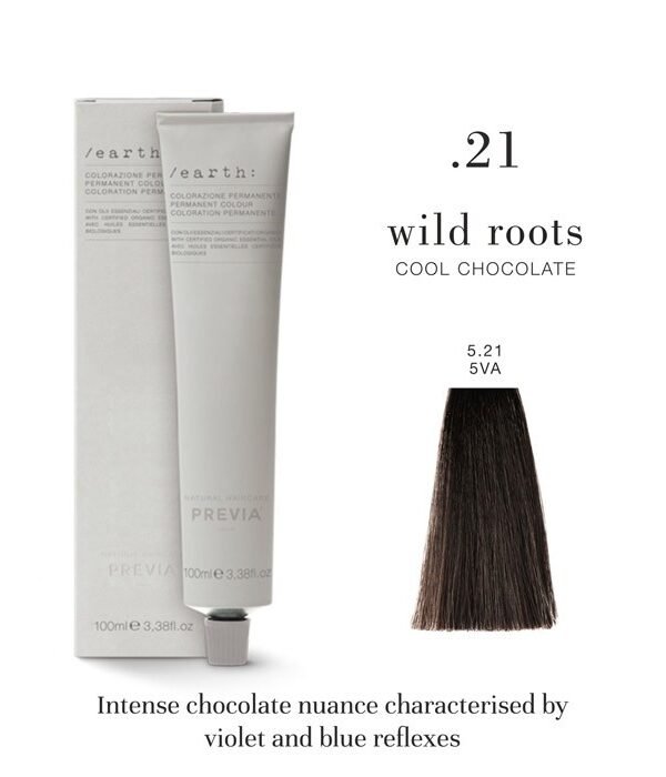 Tinta Cabelo Castanho Claro Chocolate Earth 5.21 5VA 100ml