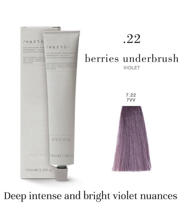 Tinta Cabelo Louro Violeta Intenso Earth 7.22 7VV 100ml
