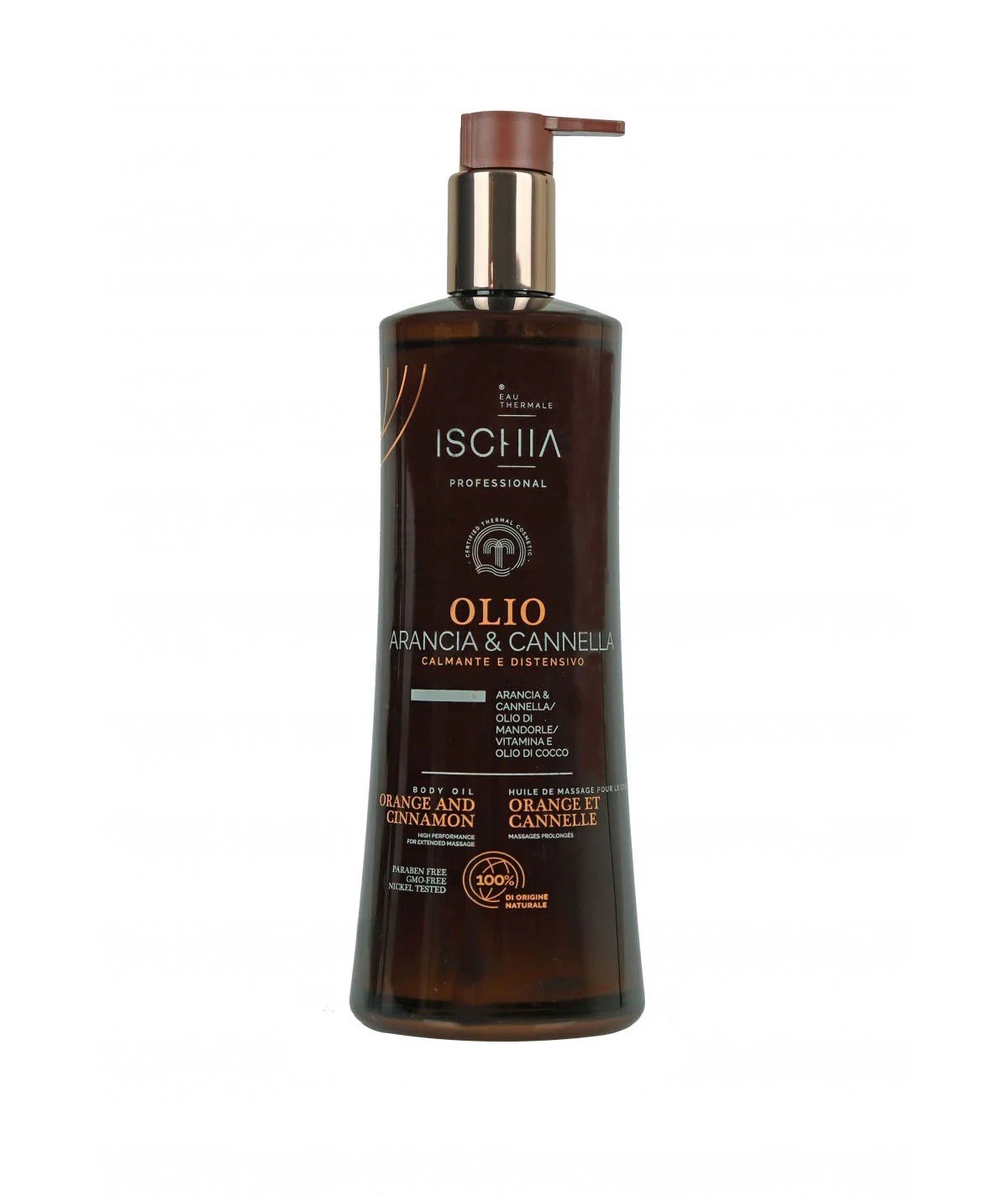 Óleo Massagem Laranja e Canela Ischia 500ml