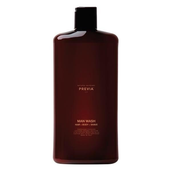 Previa Man Wash Hair + Body + Shave 1000ml