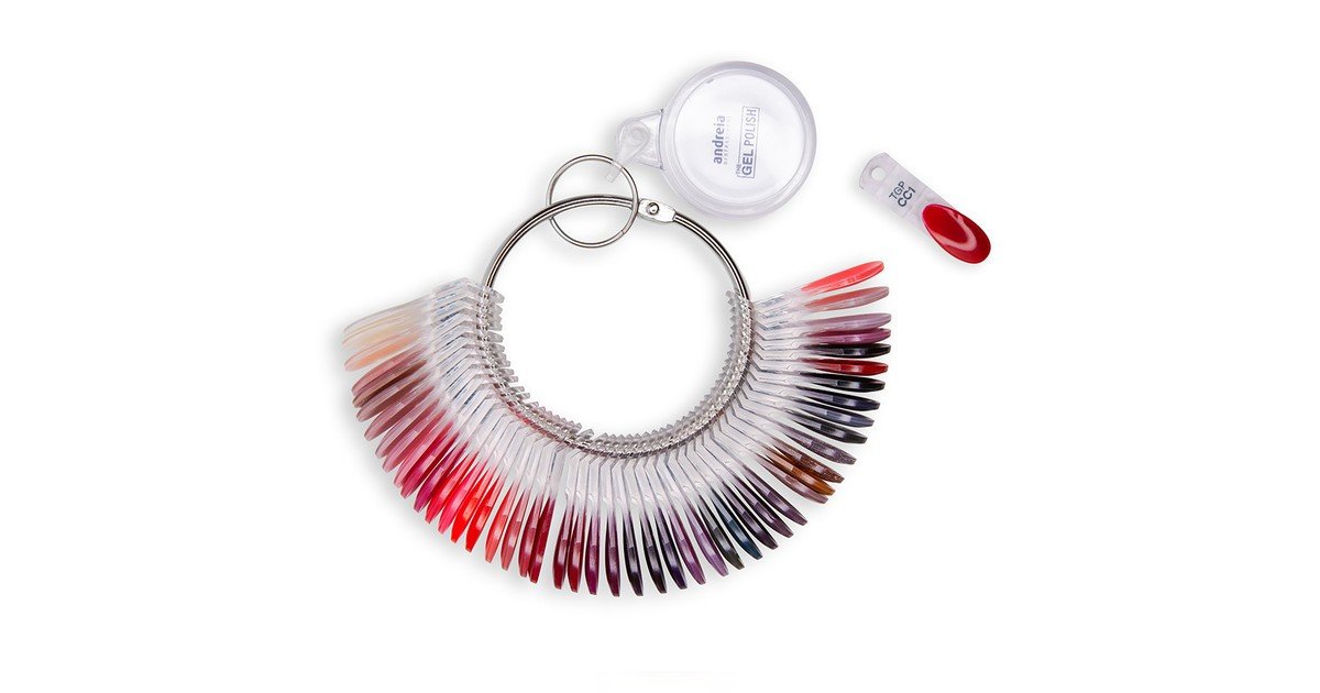 Mostruário de Unhas com Argola Colour Labs Tips Andreia