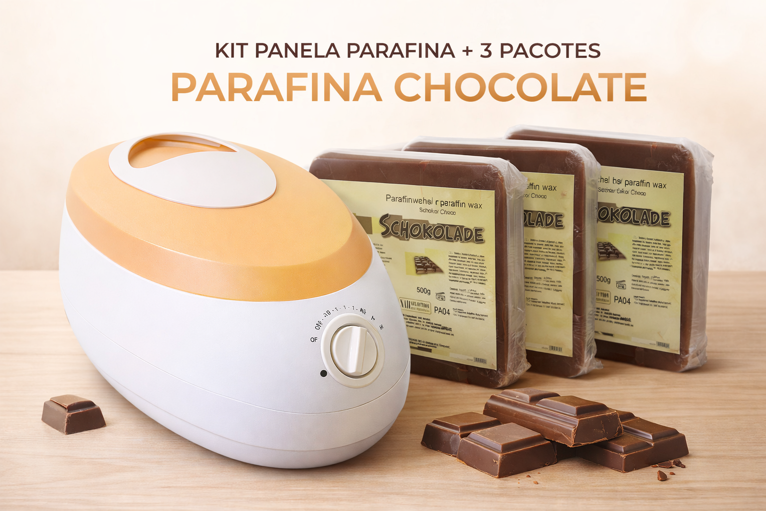 Kit Parafina Manicure & Pedicure Professional