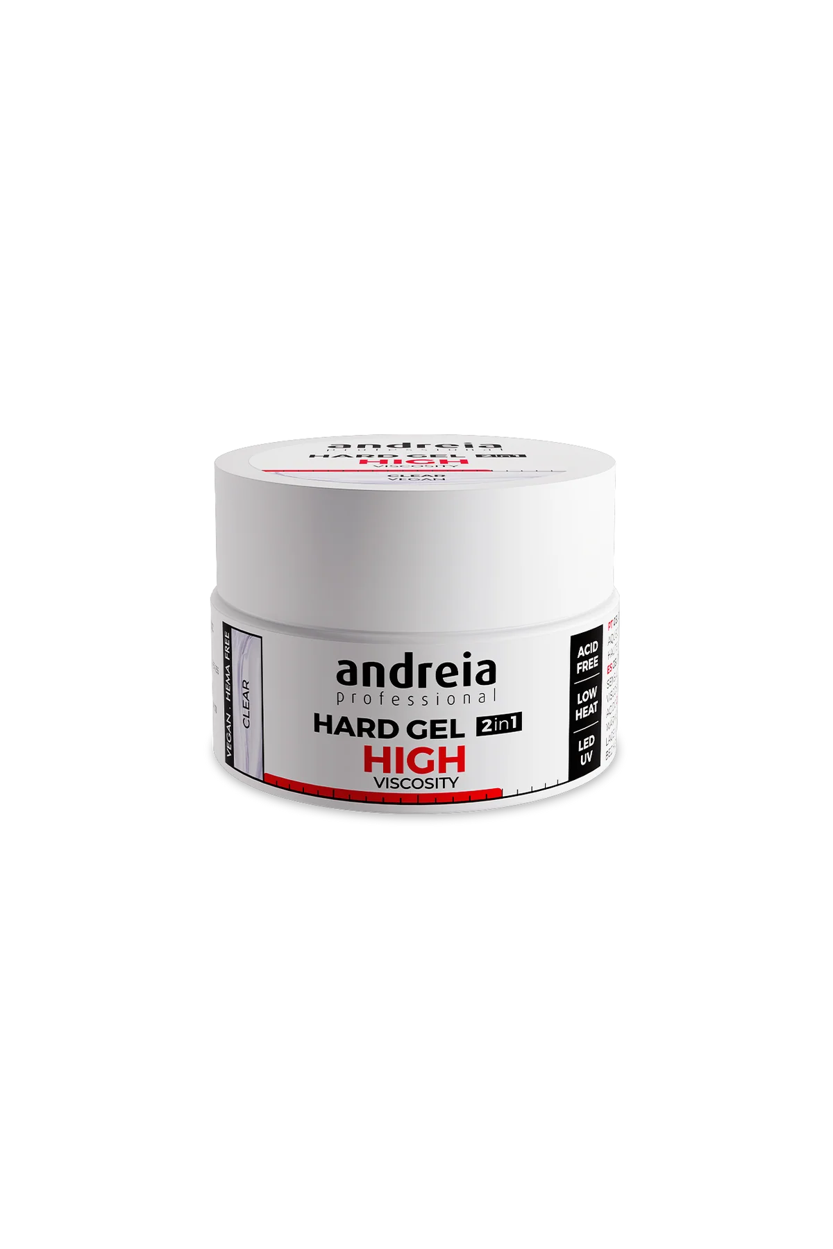 Hard Gel 2 em 1 Clear Andreia 44g