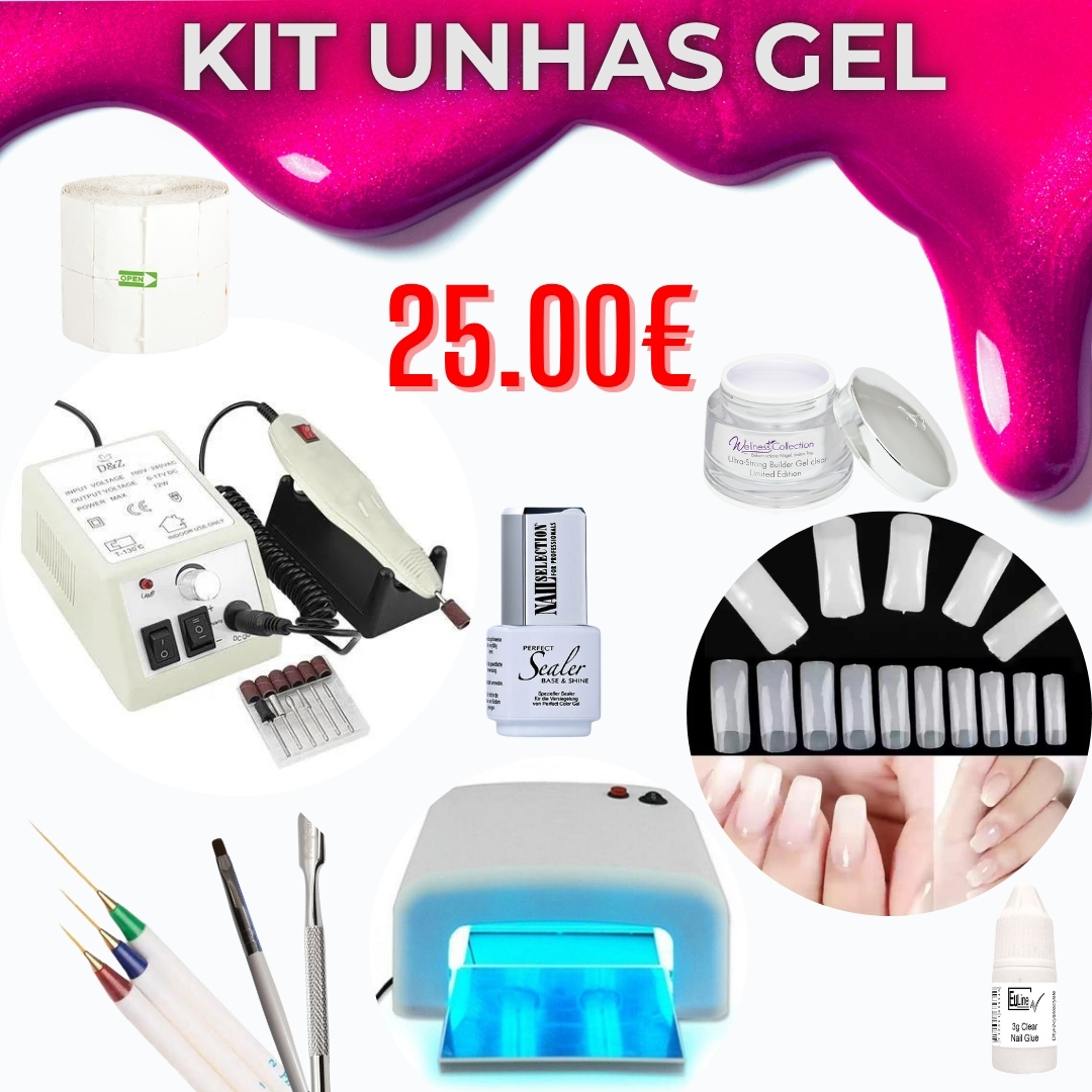 Kit Unhas de Gel