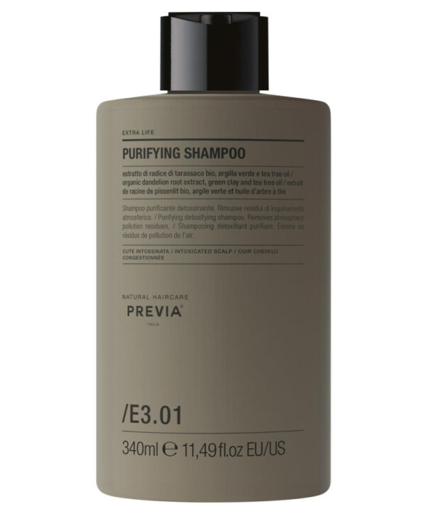 /E3.01 Shampoo Purifying Detox Scalp Ritual Previa 340ml