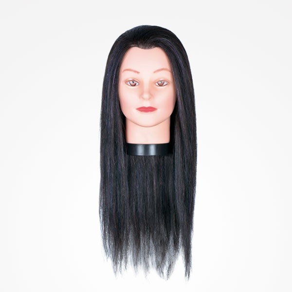 Cabeça Treino Cabeleireiro Feminina Girl Top Black 60cm