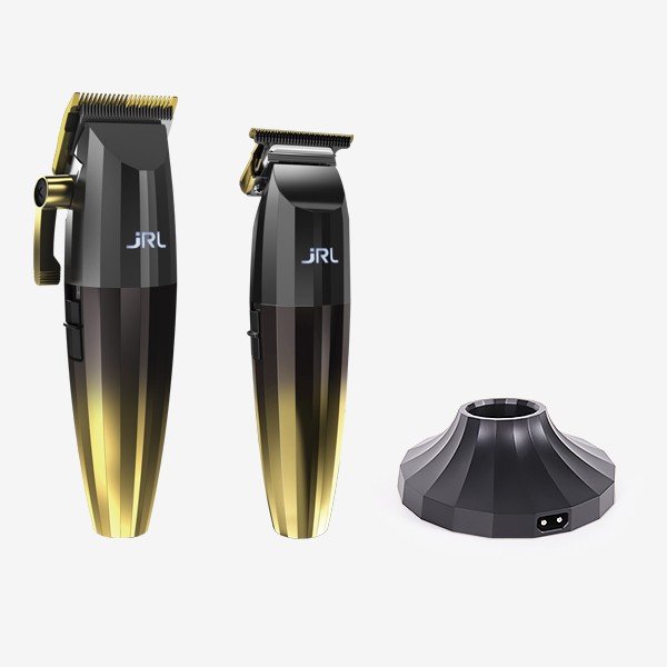 Kit Fresh Fade 2020 Gold Edition JRL Maquina de Corte + Contornos Cordless