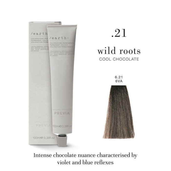 Tinta Cabelo Louro Escuro Chocolate Earth 6.21 6VA 100ml