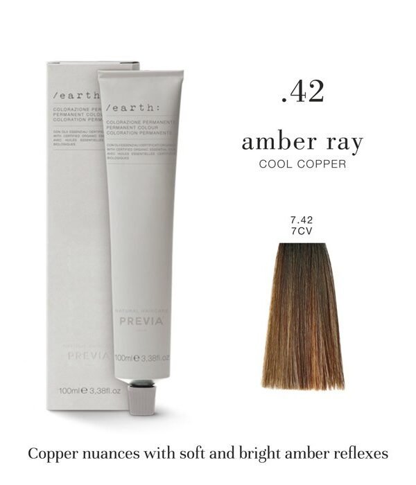Tinta Cabelo Louro Cobre Earth 7.42 7CV 100ml