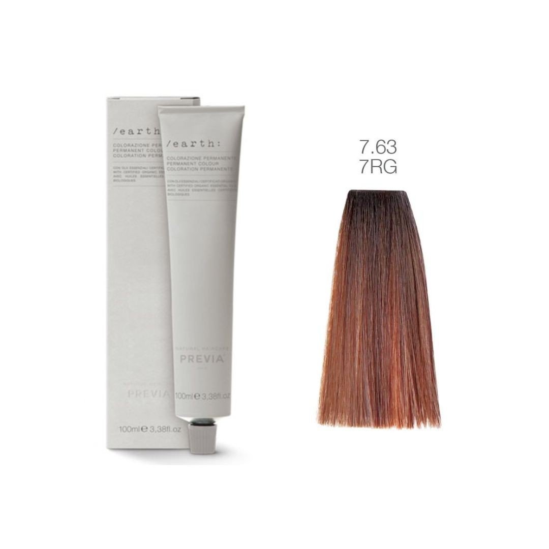 Tinta Cabelo Louro 7.63 Coral / Sciacca 7RG Earth 100ml
