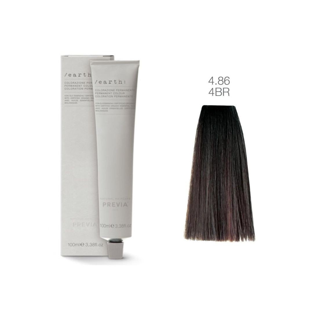 Tinta Cabelo Coral / Aka 4.86 4BR Earth 100ml