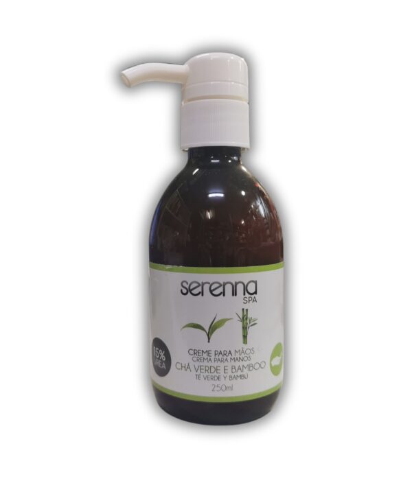 Creme Mãos Chá Verde e Bamboo Serenna 250ml