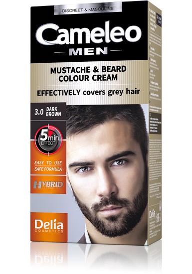 Tinta Barba e Bigode Castanho Escuro 3.0 30ml