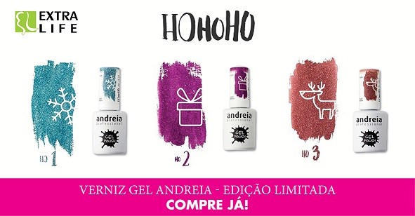 Pack Vernizes de Gel Andreia HoHoHo - Edição Limitada