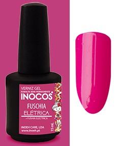 Verniz Gel Inocos Maria Fushia Elétrica 15ml