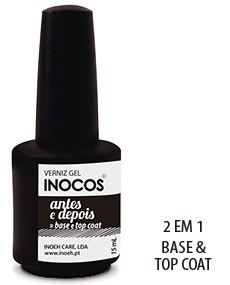 Base e Top Coat Inocos 15ml