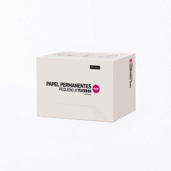 Papel Permanente Pequenos Caixa 100 unidades