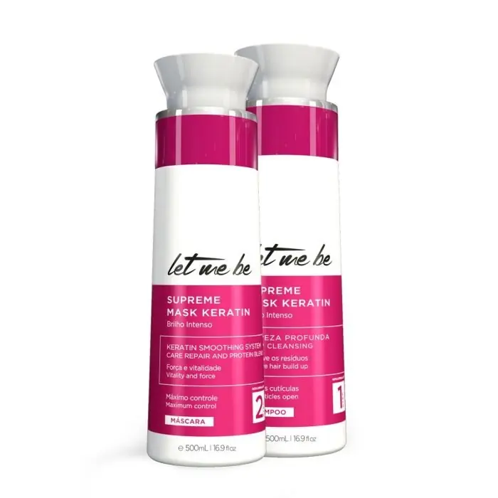 Kit Alisamento Supreme Mask Keratin 2 x 500 ml