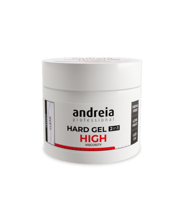 Hard Gel 2 em 1 Clear Andreia 200g